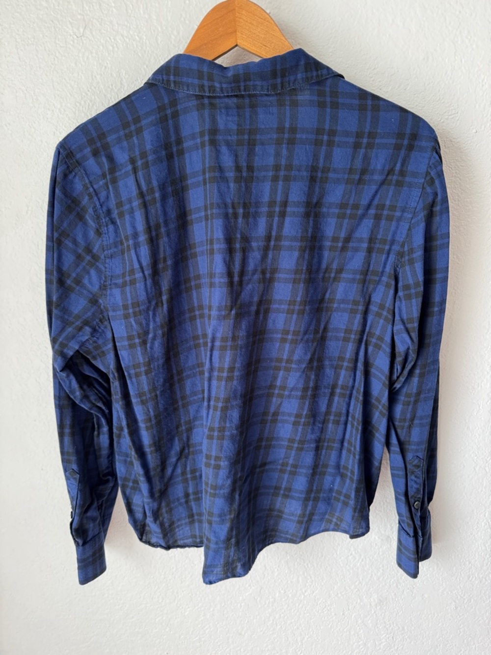 Madewell 100% Cotton Wrap Front Top - Picture 5 of 7
